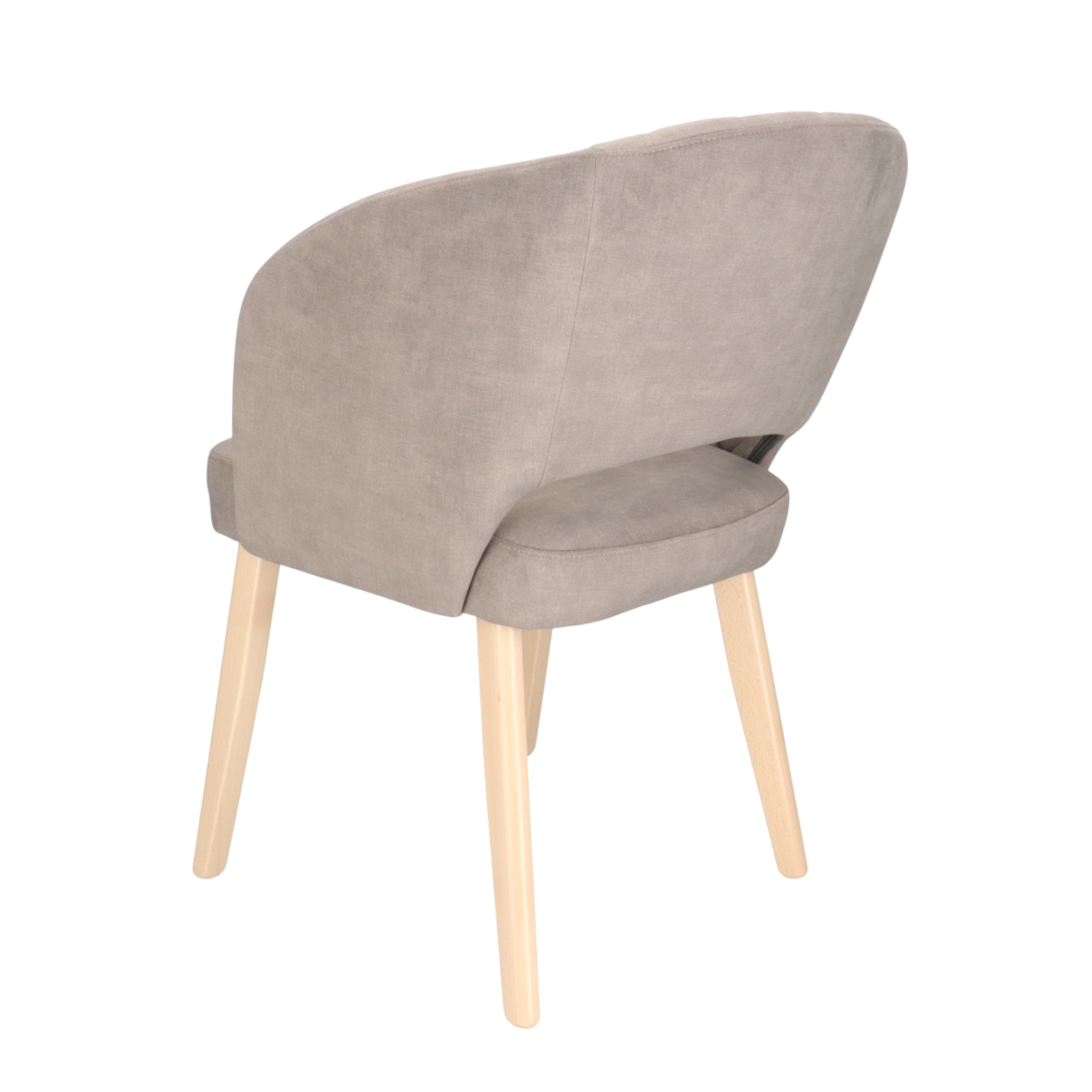 DN AMANDA  Grey, Taupe classic Upholstered indoor bar stool